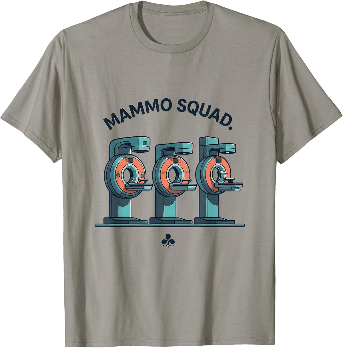 Men's Mammo Squad Radiology Tech Cute Rad Tech Occupation Pride T-Shirt - Slate Grey