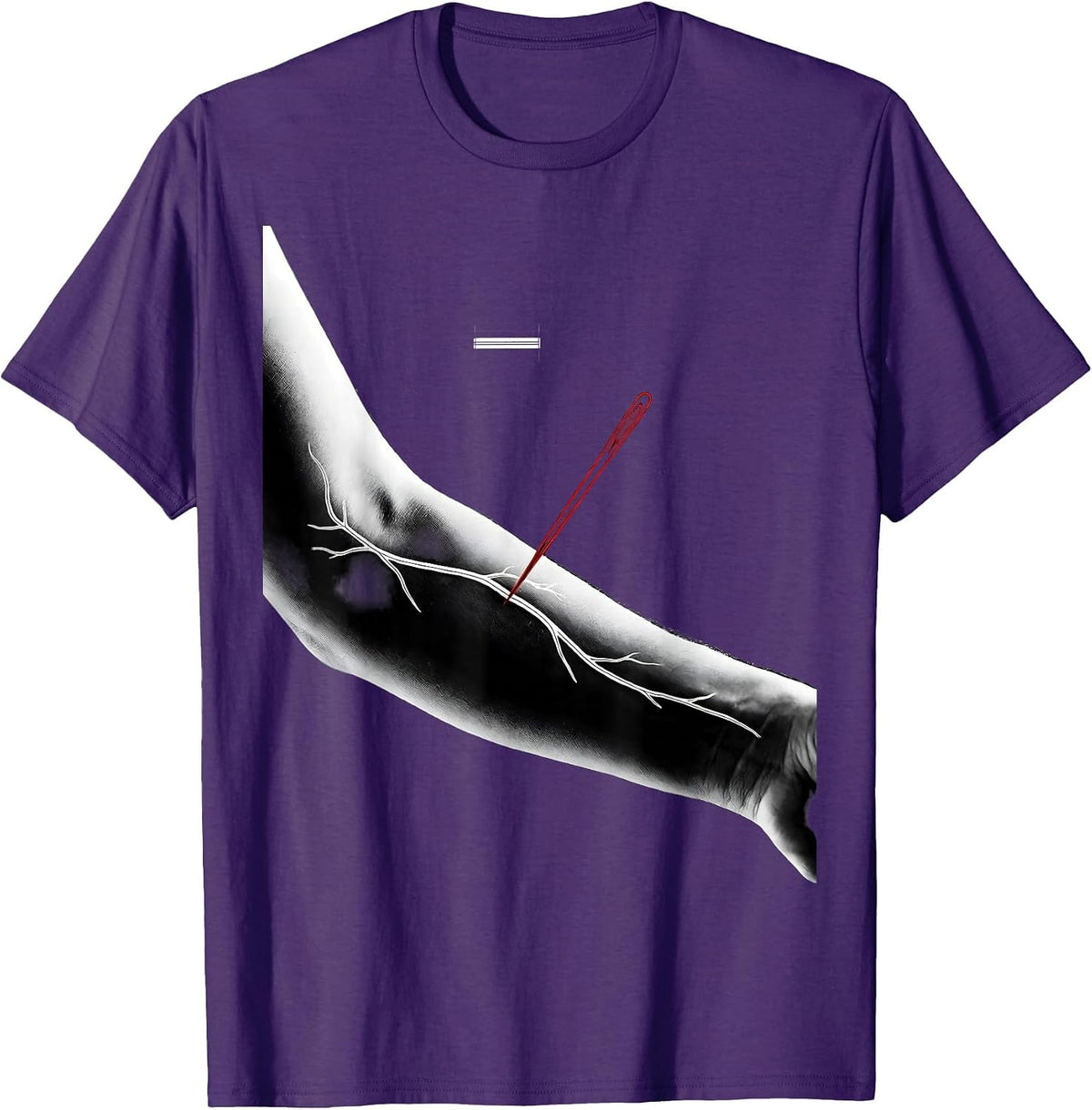 Vein Line Swiss International EMS Paramedic Gift T-Shirt - Purple