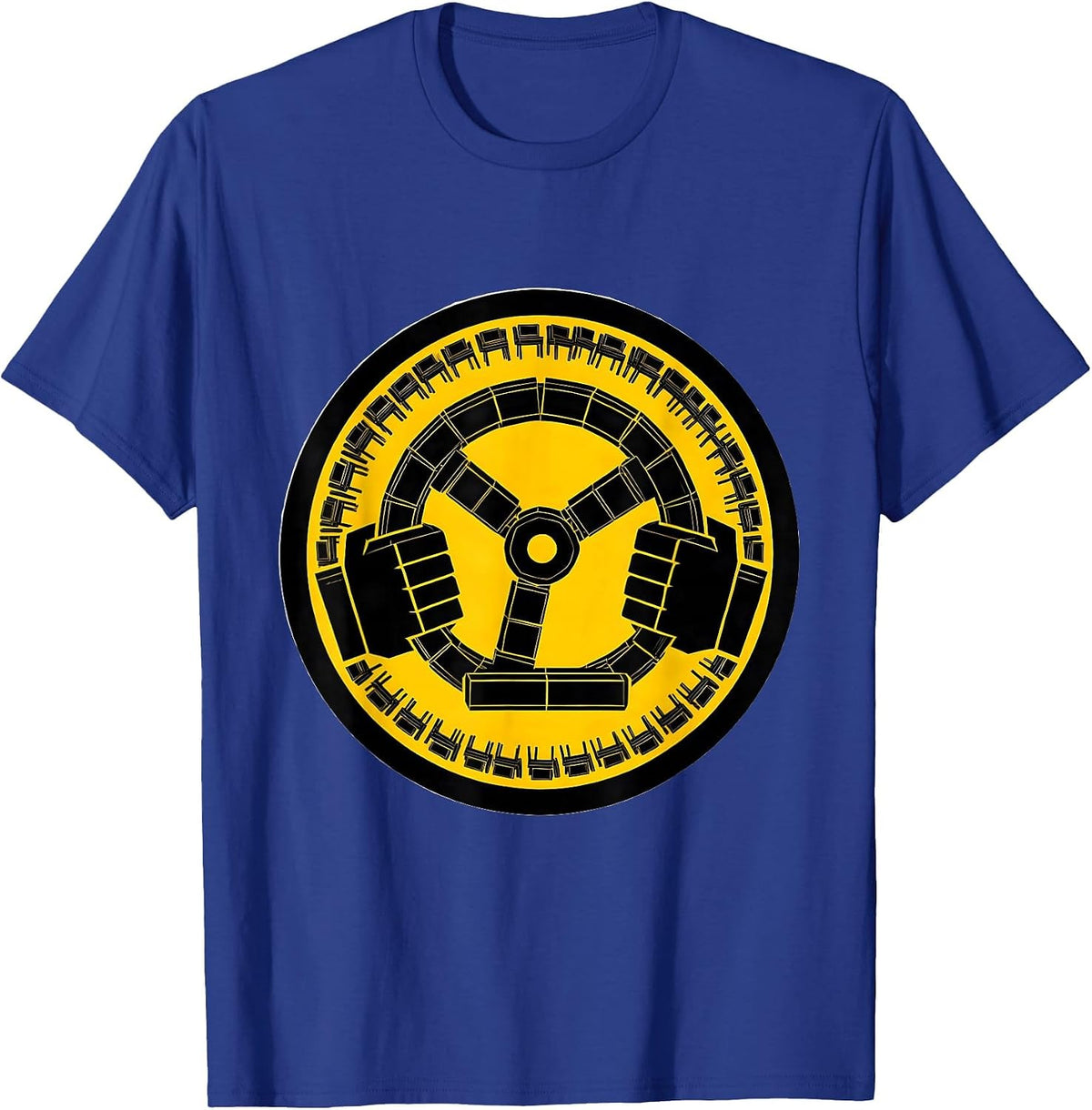 School Bus Driver Costume Humor Funny Transportation Squad T-Shirt - Royal Blue