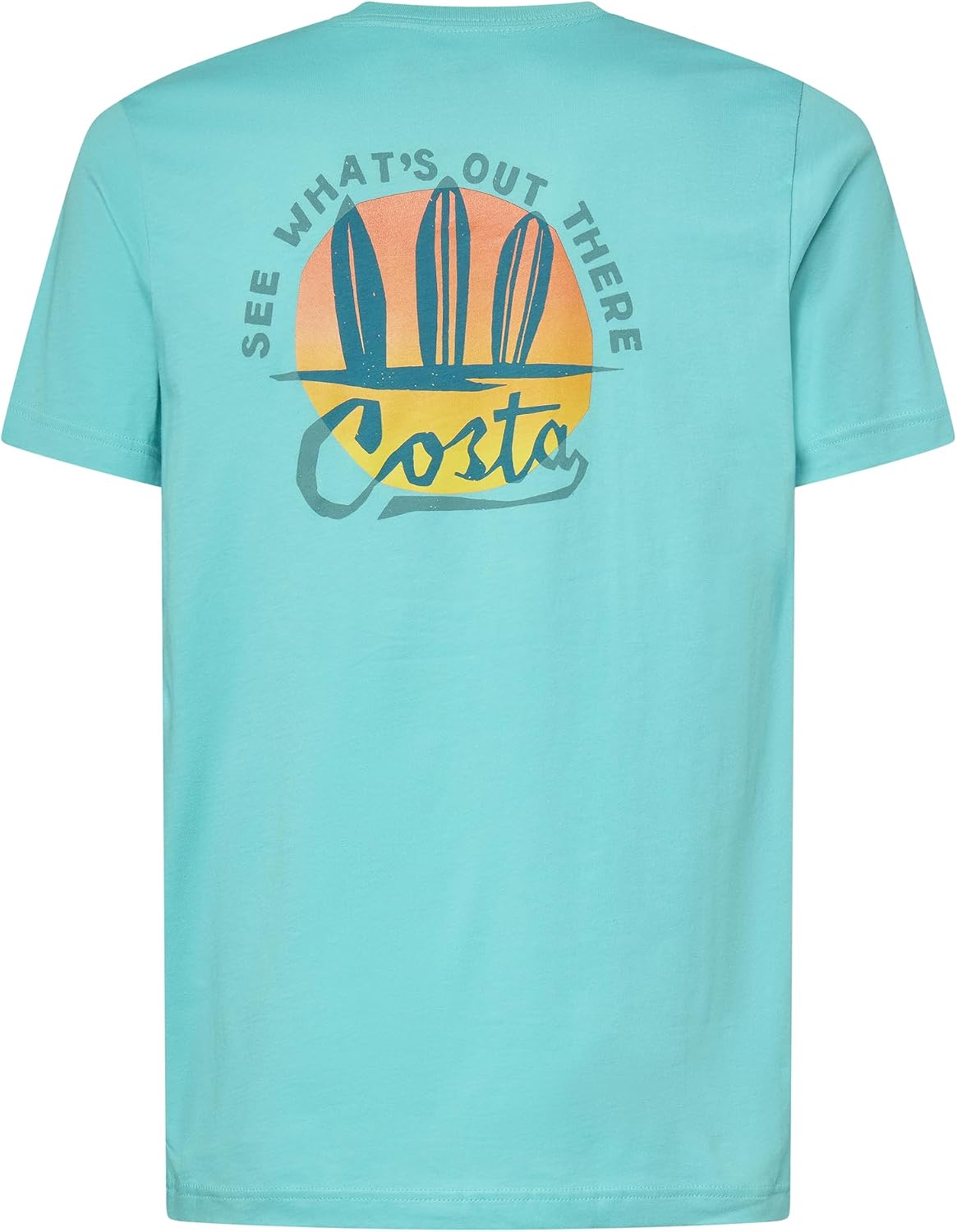 Costa Del Mar Men's Surf Silhouettes T-Shirt - Chalky Mint