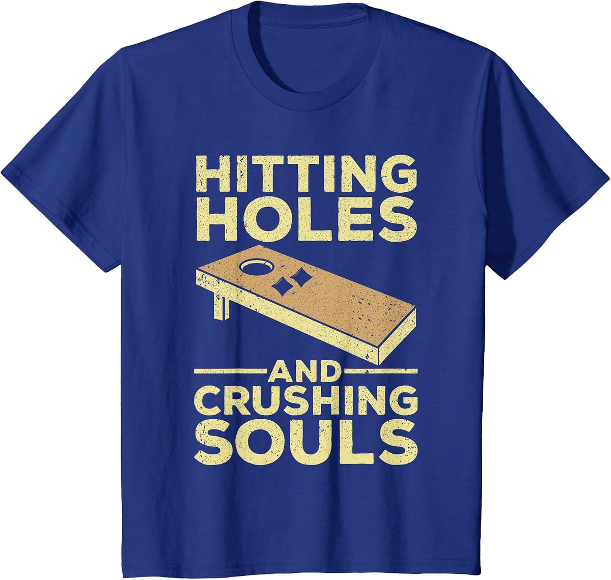 Cool Cornhole Art for Men Women Corn Hole Lover Board Game T-Shirt - Royal Blue