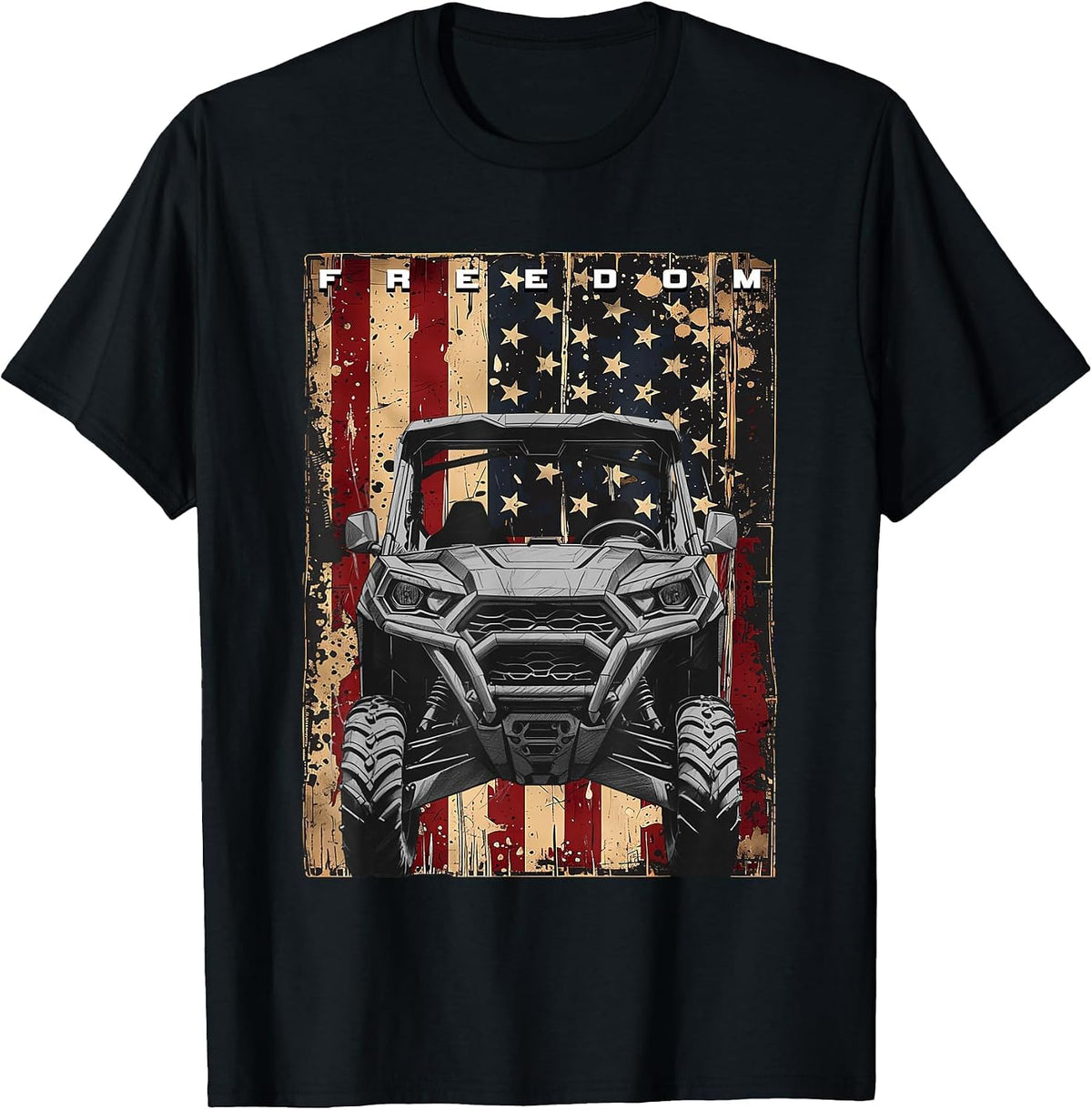 Off Road Quad ATV T-Shirt - Black
