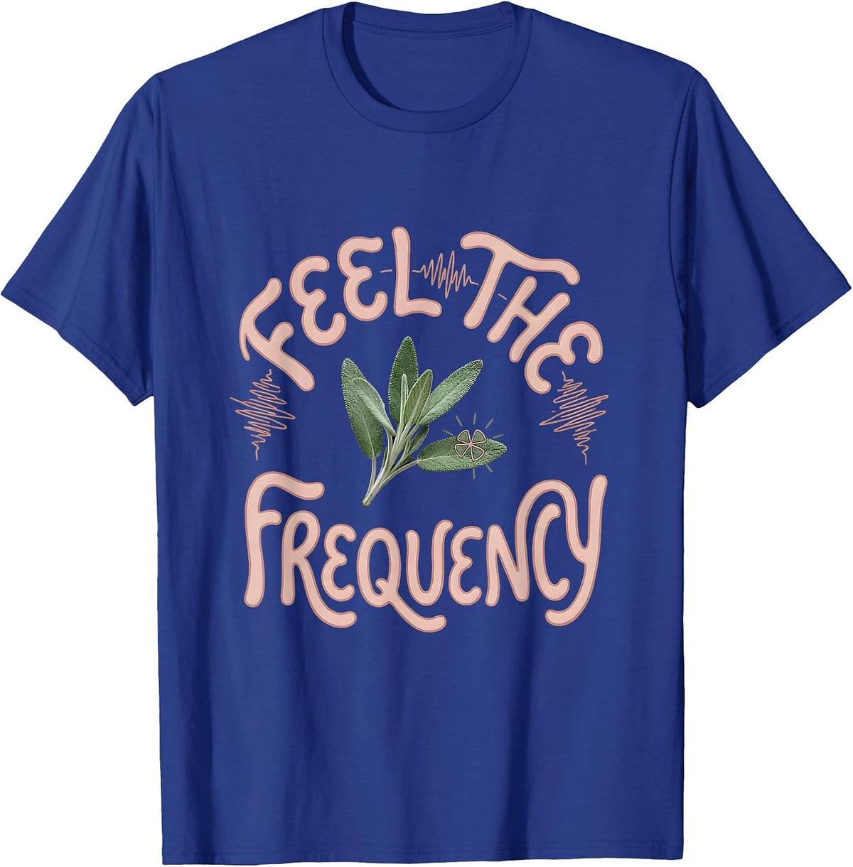 Feel The Frequency Retro Radiology Rad Tech X-Ray Tech T-Shirt - Royal Blue