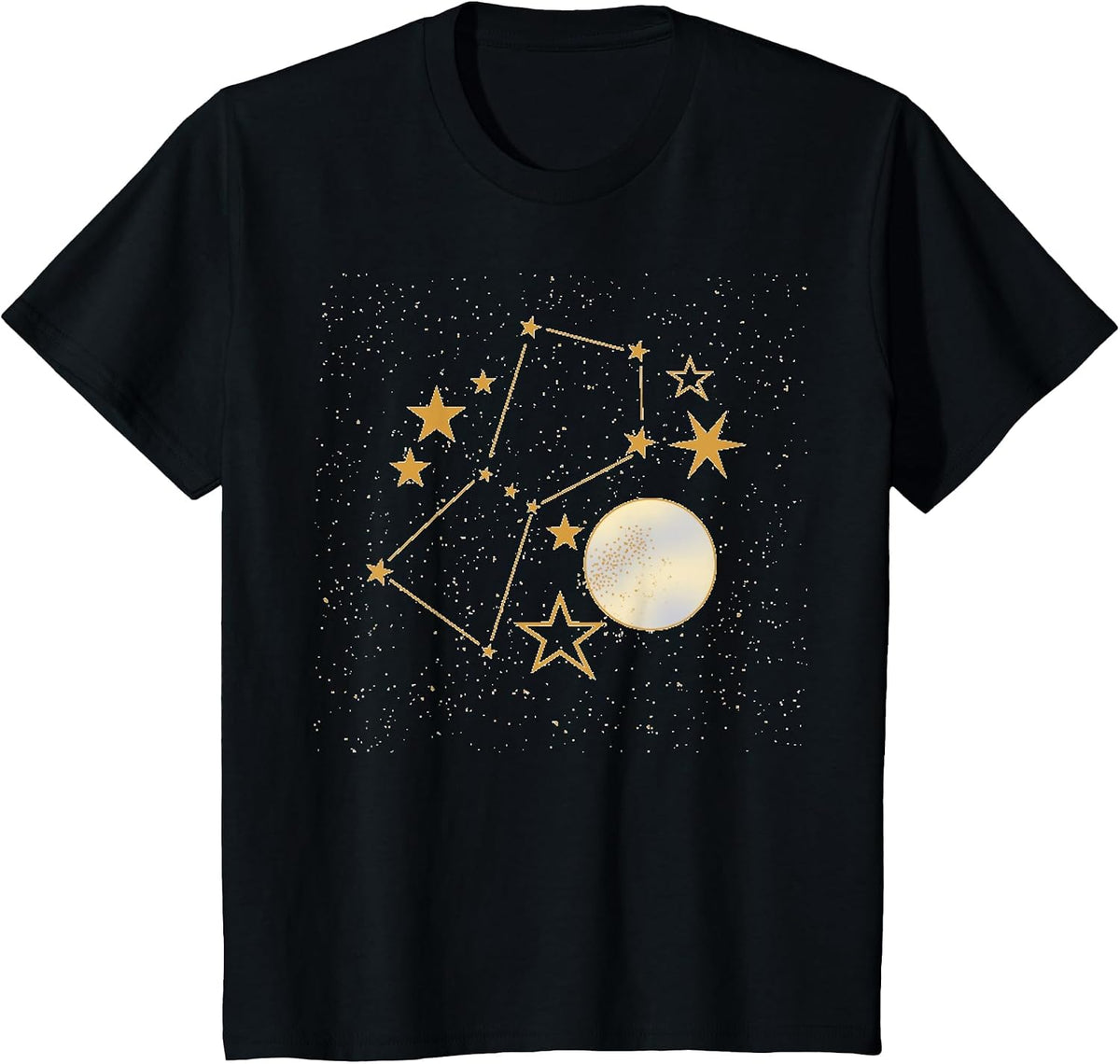 Orion's Belt Constellation T-Shirt - Black