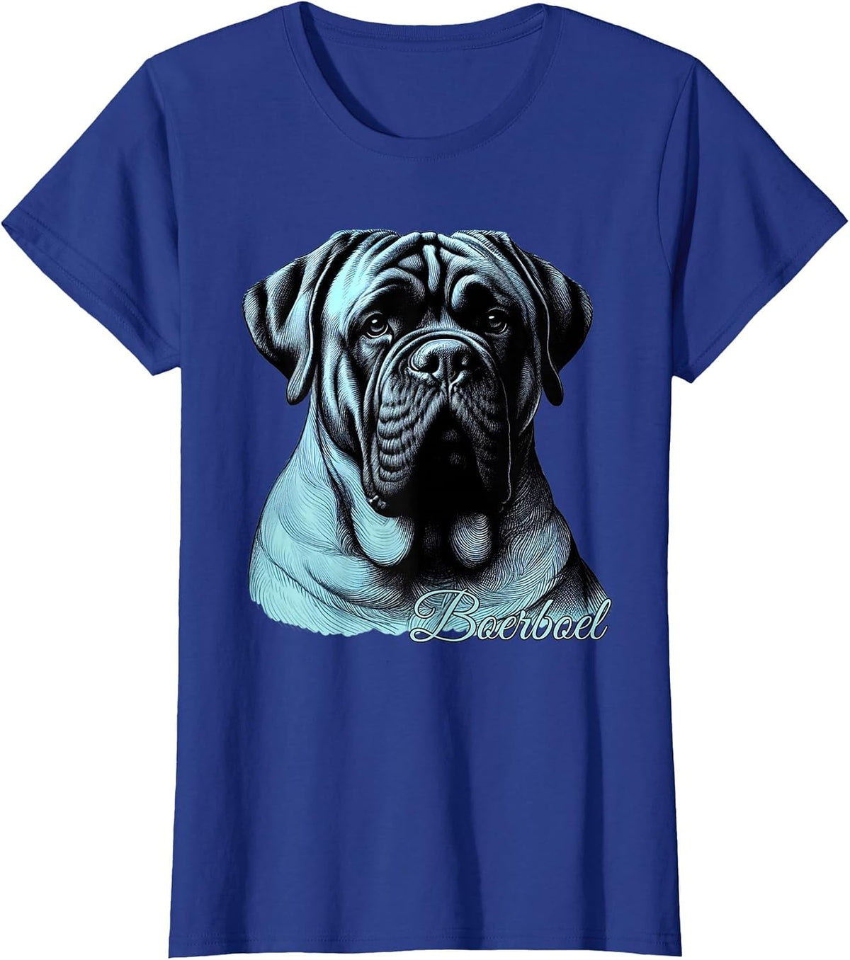 Boerboel Large Mastiff Dog Breed Owners Boerboel Dog Lovers T-Shirt - Royal Blue
