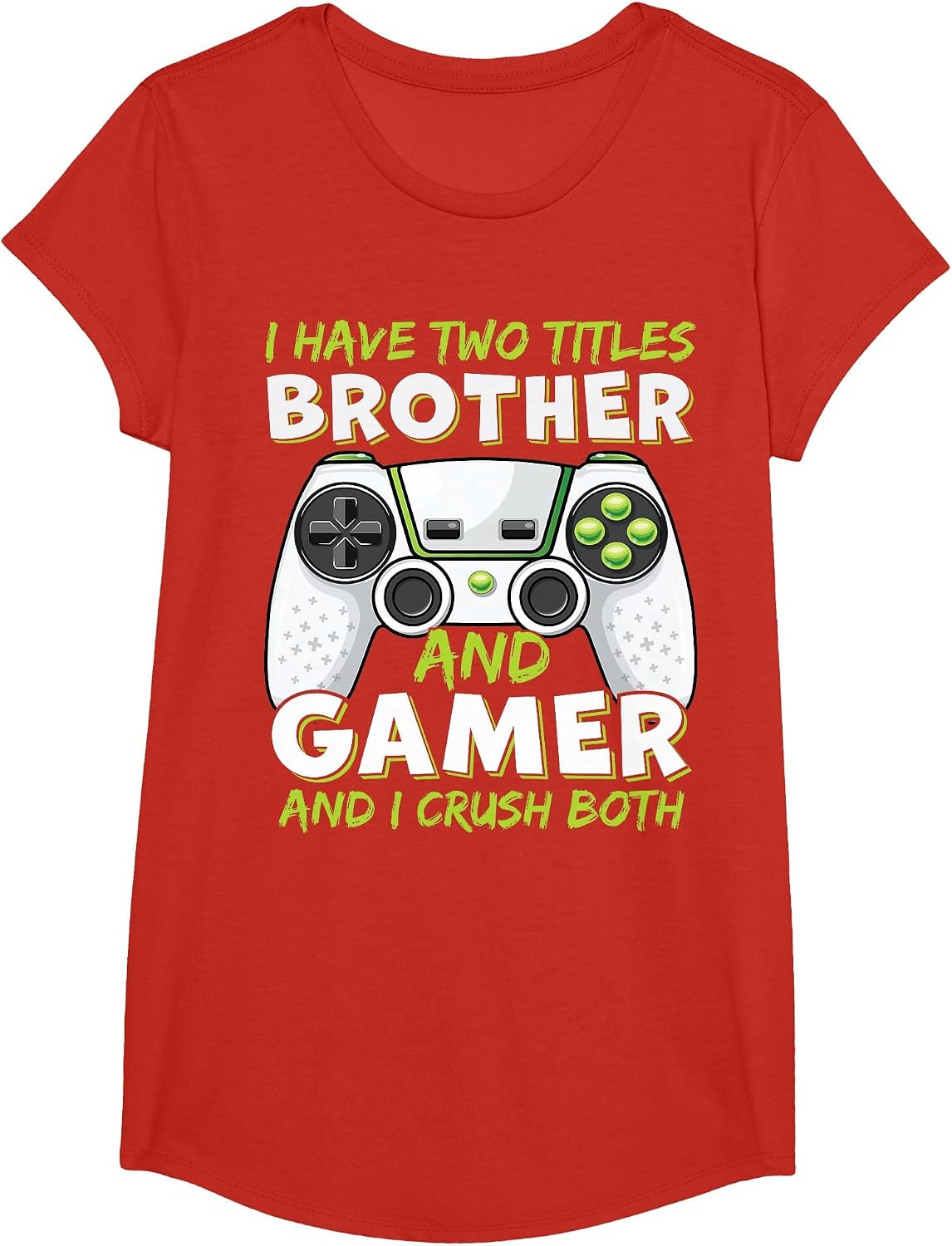 Funny Gaming Boys Girls Men Gamer Video Game T-Shirt - Girls Red