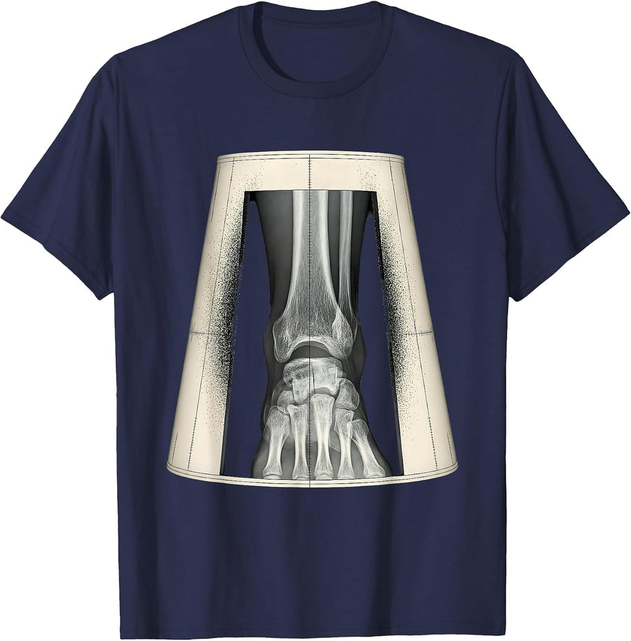 X-Ray Collimator Cone Radiology Tech Occupational Pride T-Shirt - Navy Blue
