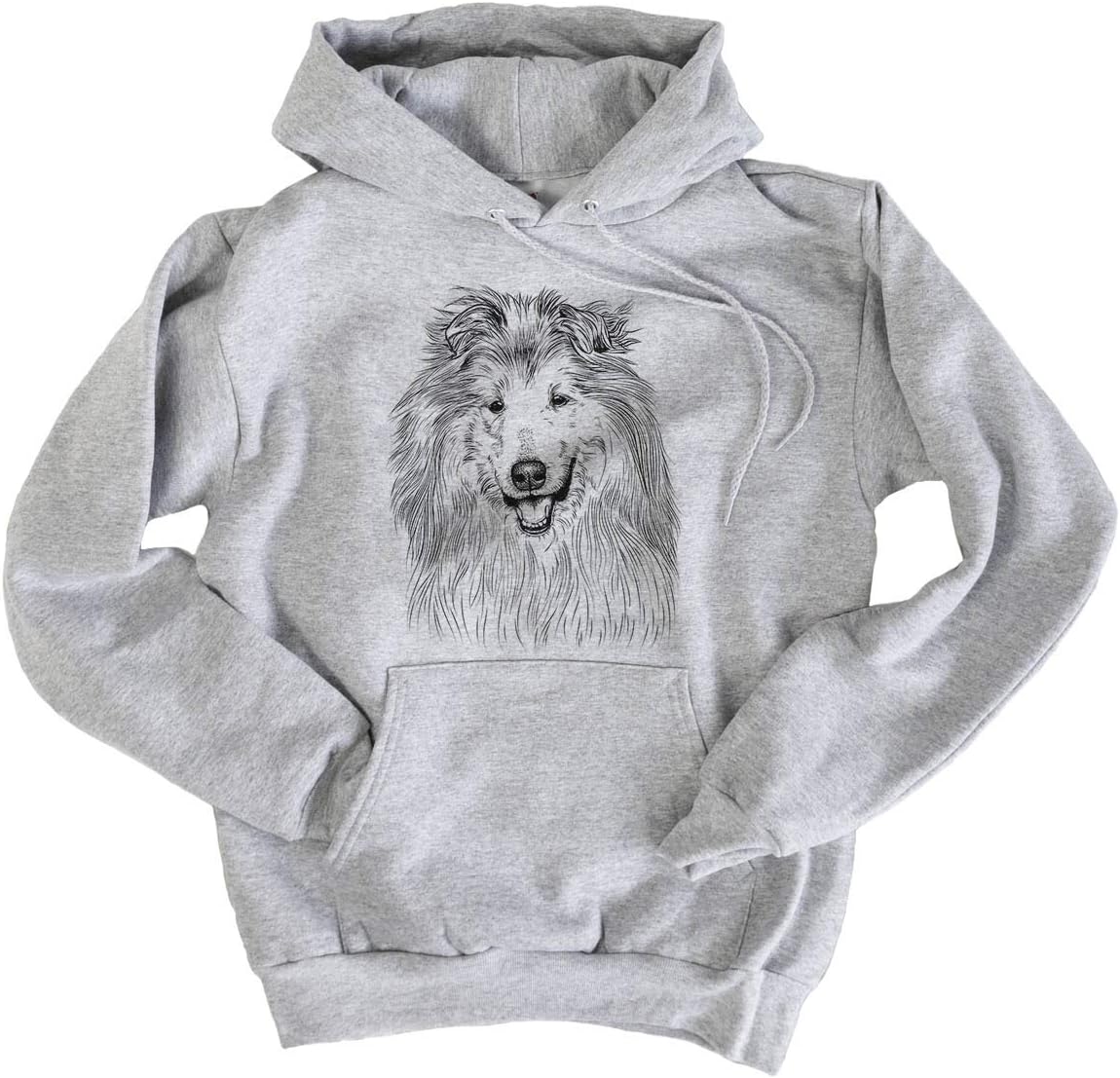 Bare Donnan the Rough Collie Dog Triblend T-Shirt - Pullover Hoodie Sweatshirt