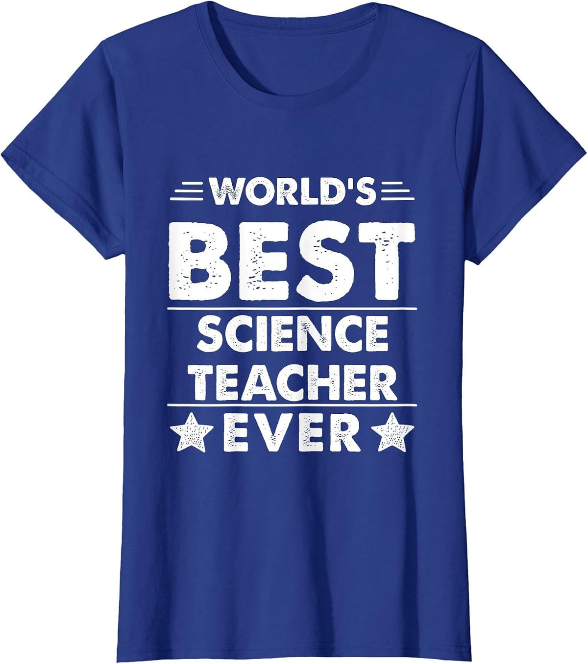World's Best Science Teacher Ever T-Shirt - Royal Blue