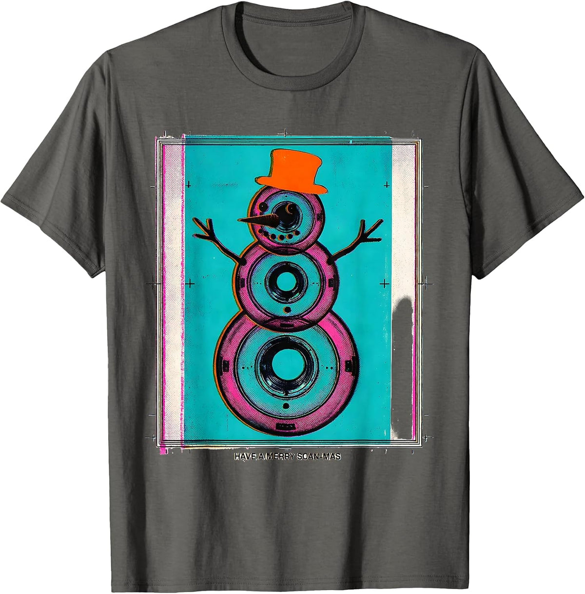 Have A Merry Scan-mas Radiology Tech Christmas Humor T-Shirt - Asphalt Grey