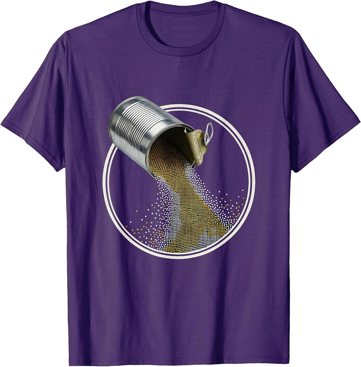 Starfield Tin Can Cosmic Pour Graphic Tee T-Shirt - Purple