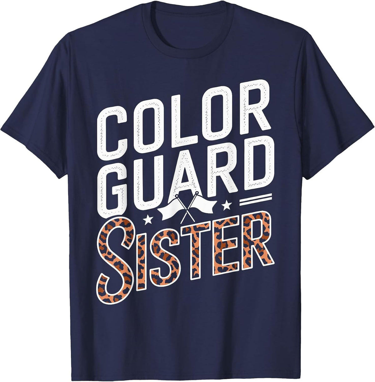 Color Guard Sister T-Shirt - Navy Blue