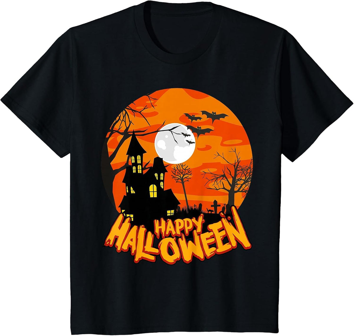 Happy Halloween Apparel - Halloween T-Shirt - Black