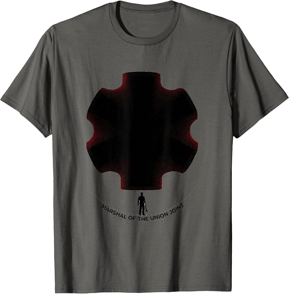 Marshal of the Union Joint Funny Plumber Pipefitter T-Shirt - Asphalt Grey