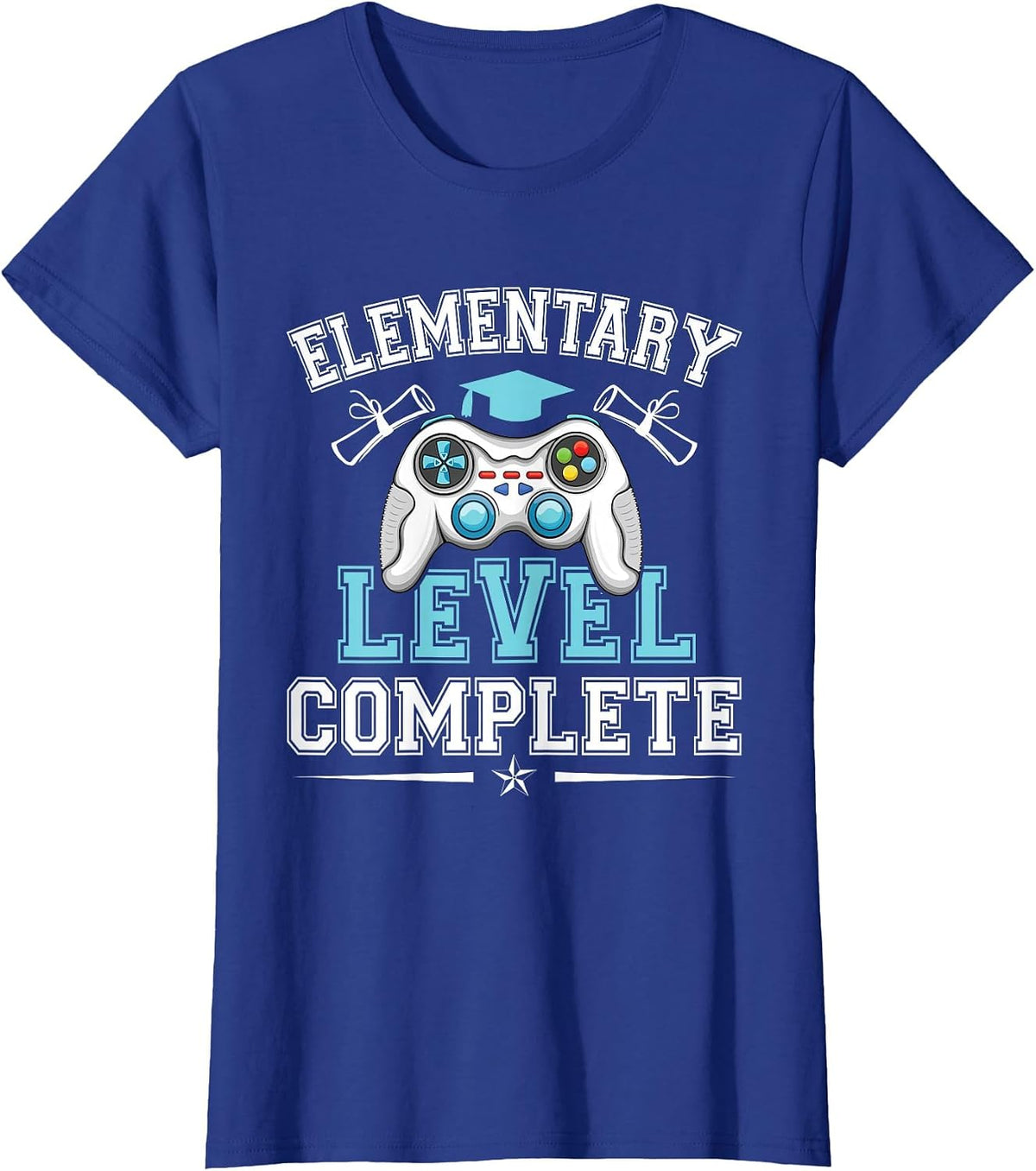 Elementary Level Complete Graduation 2026 Class Elementary T-Shirt - Royal Blue