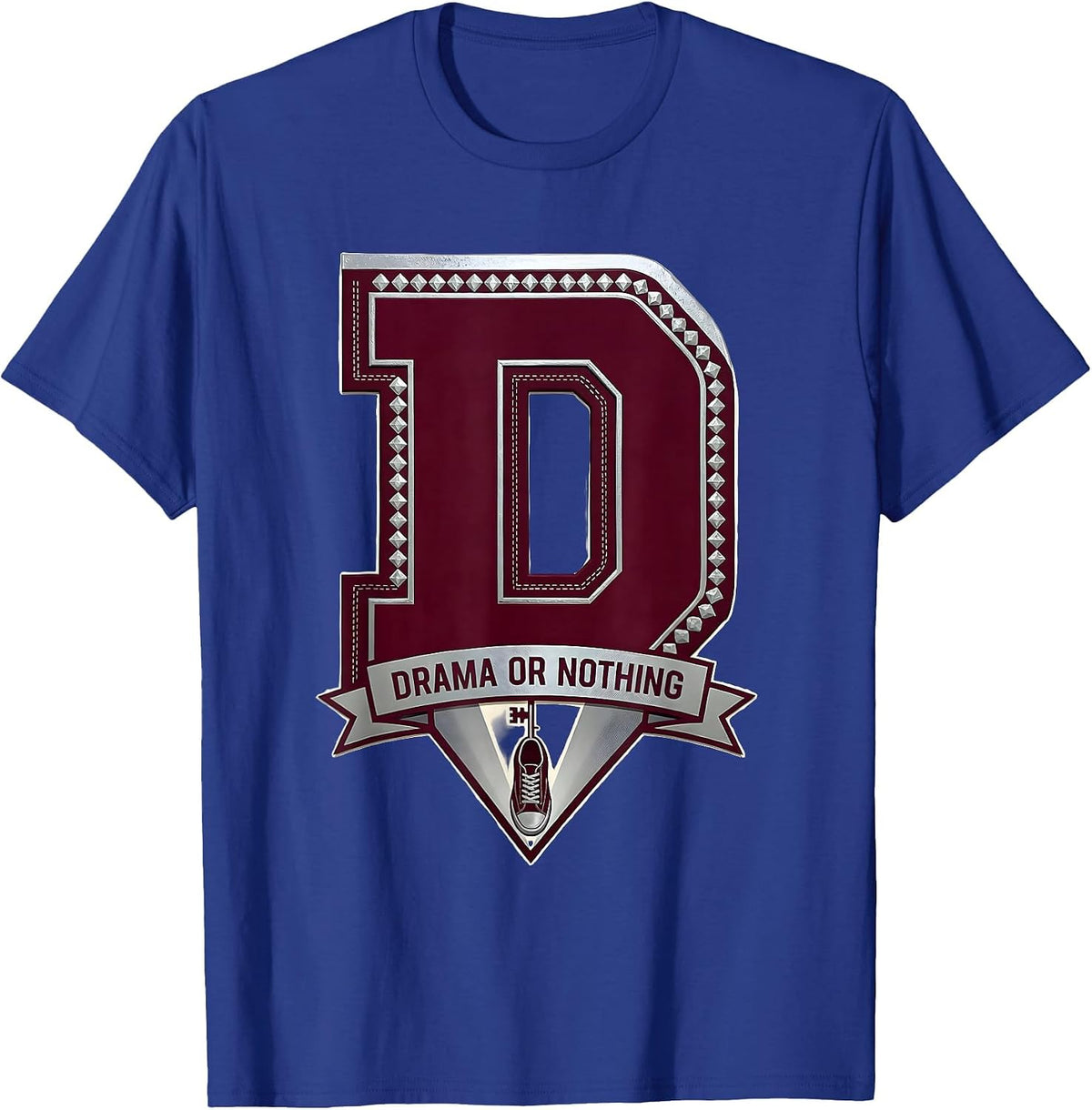Drama Or Nothing Funny Drama Club Back to School T-Shirt - Royal Blue