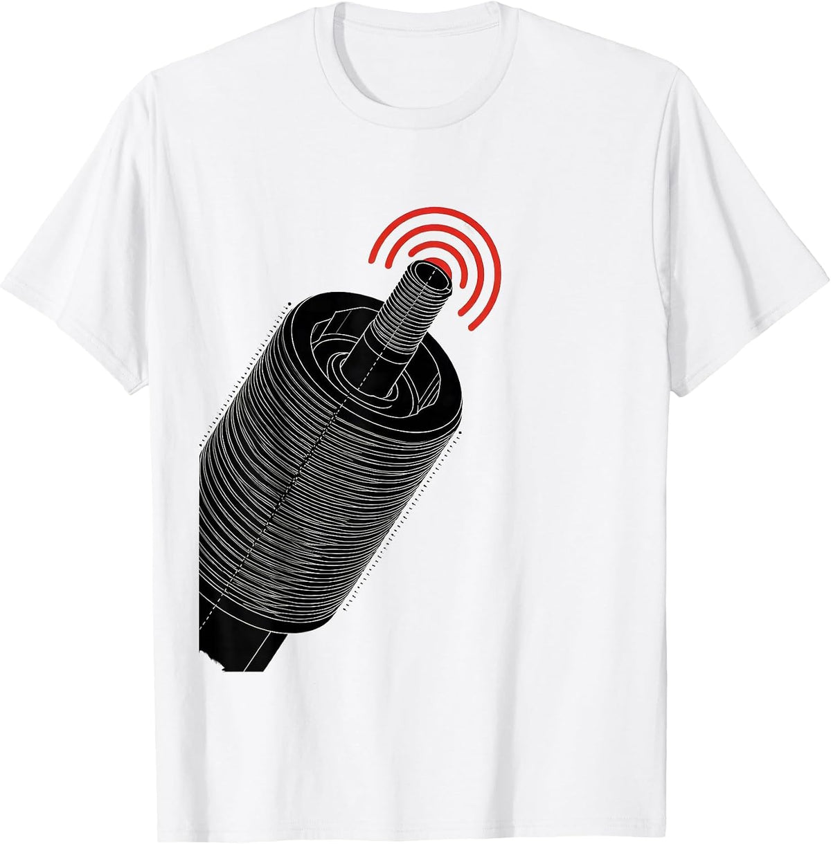 Men's Precision Pipe Threader Die Swiss International Plumber T-Shirt - White