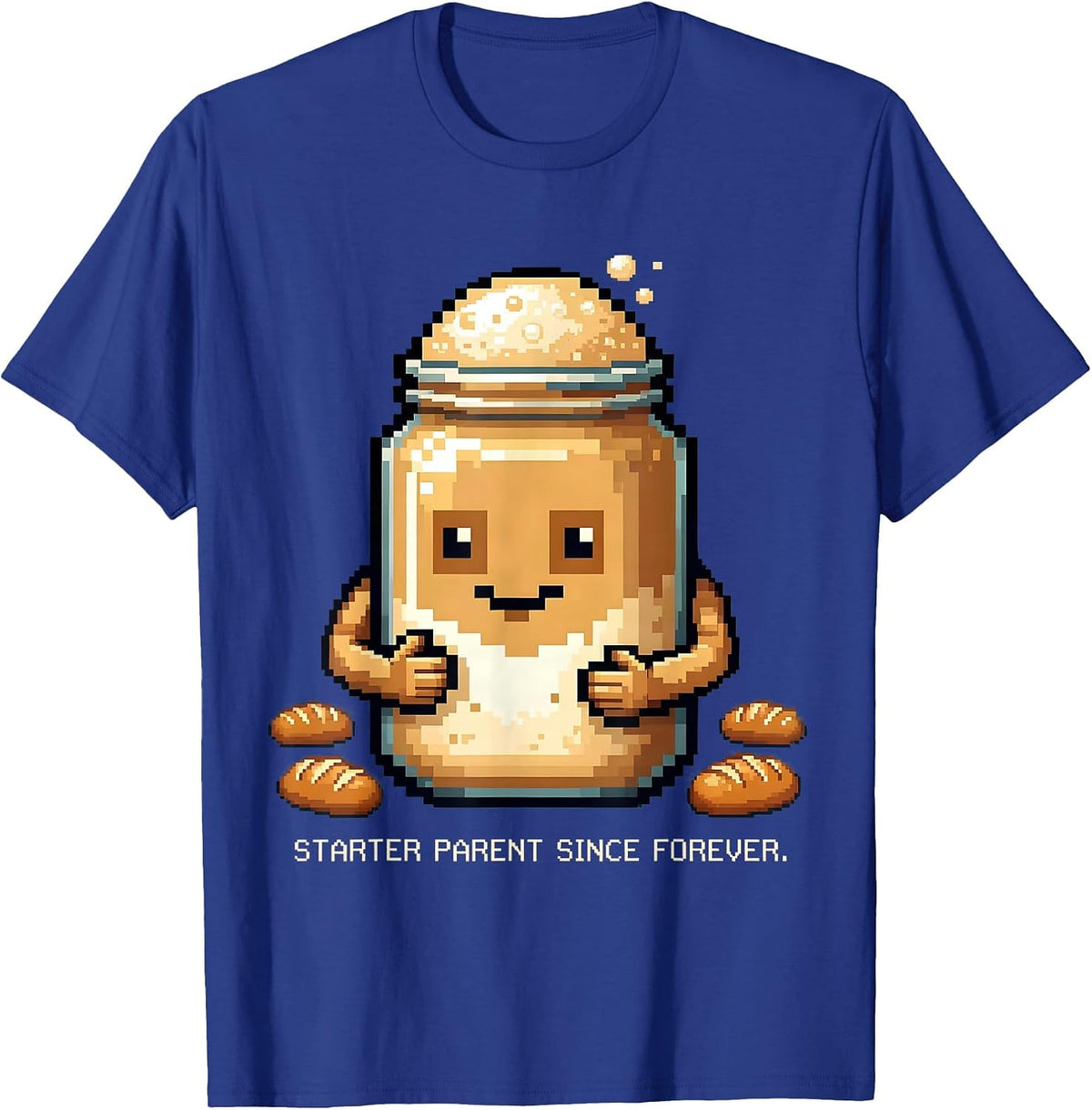 Men's Starter Parent Since Forever Sourdough Era T-Shirt - Royal Blue