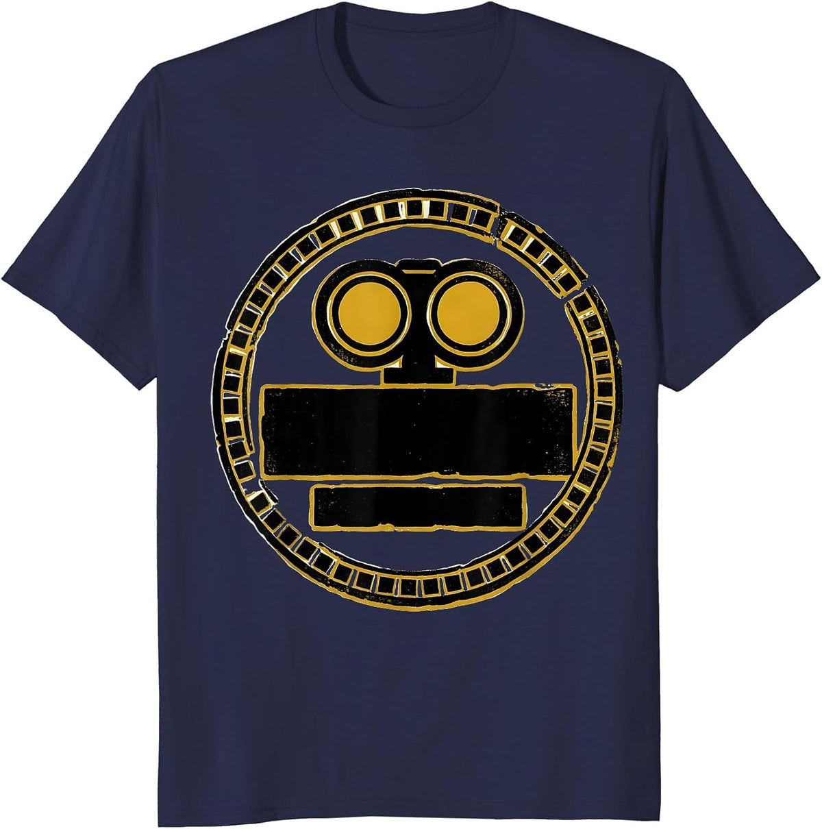 School Bus Driver Costume Badge Funny Role Play T-Shirt - Navy Blue