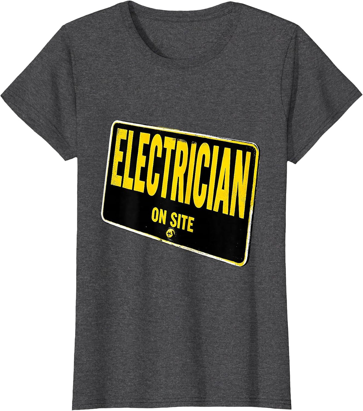 Women's Electrician On Site Maintenance Technician Skilled Worker T-Shirt - Dark Heather Grey