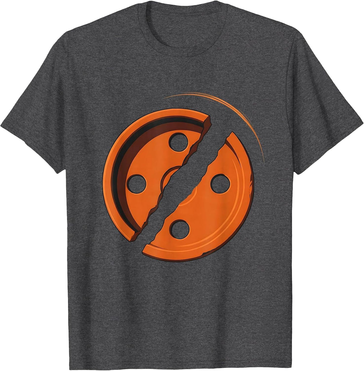 Clay Target Disc Trap Skeet Shooting Humor T-Shirt - Dark Heather Grey