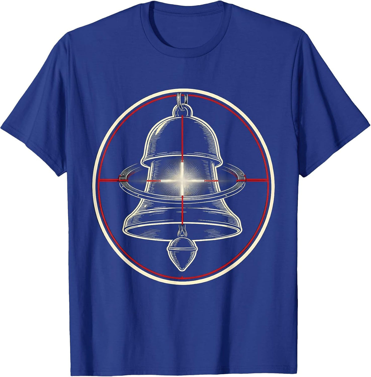 Exploded Christmas Bell Radiology Tech Humor T-Shirt - Royal Blue