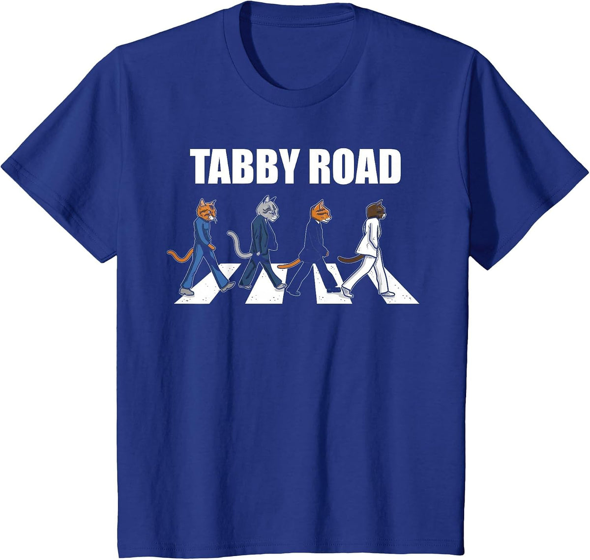 Tabby Road Cool Cats T-Shirt - Royal Blue