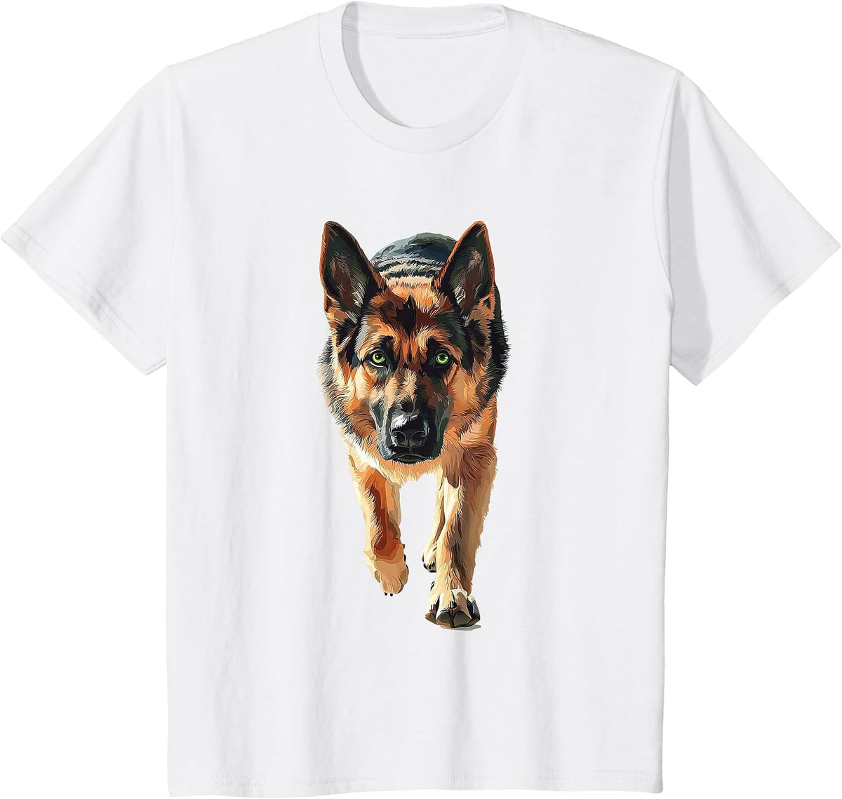 German Shepherd T-Shirt - White