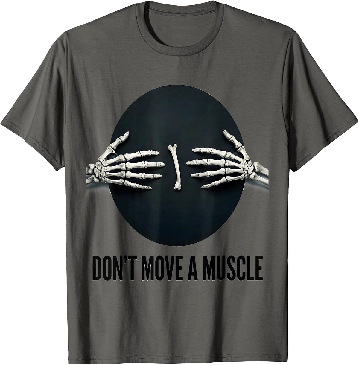 Don't Move A Muscle Radiology Tech Coquette Cute Pride T-Shirt - Asphalt Grey
