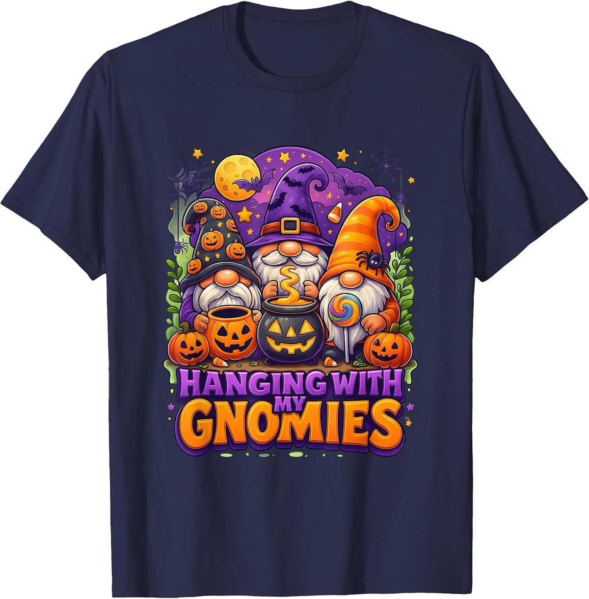 Halloween T-Shirt - Navy Blue