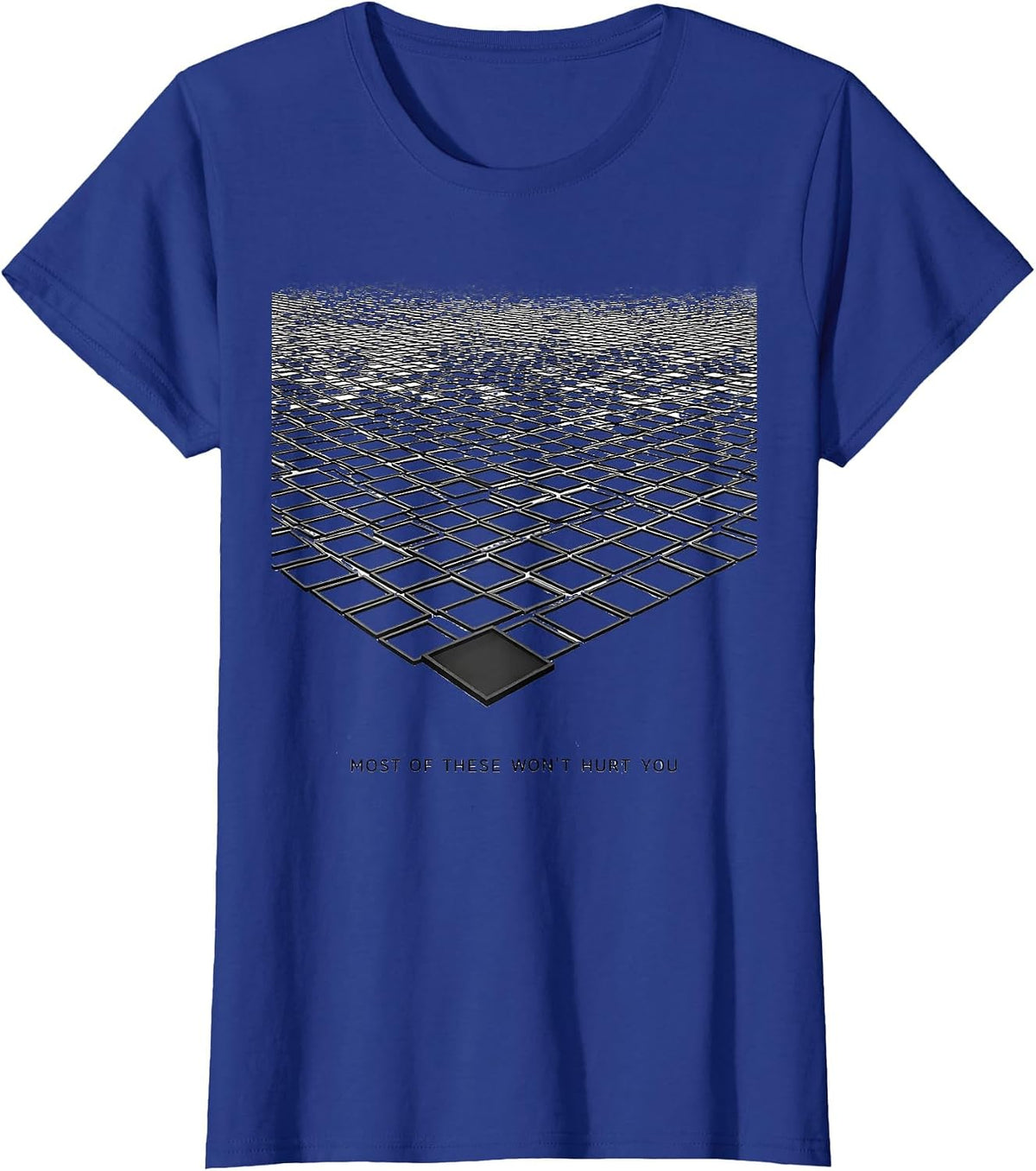 Women's Most Of These Won't Hurt You Funny Science Teacher Chemistry T-Shirt - Royal Blue