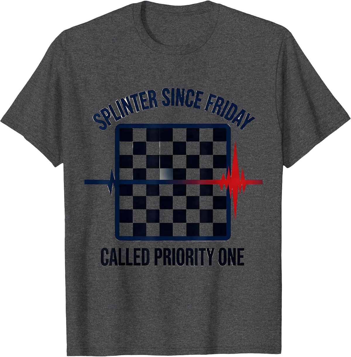 Men's Splinter Since Friday Called Priority One EMT T-Shirt - Dark Heather Grey