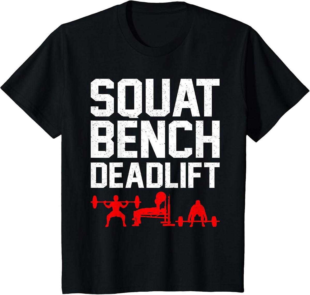 Powerlifting Art for Men Women Weight Lifting Power Lifter T-Shirt - Black