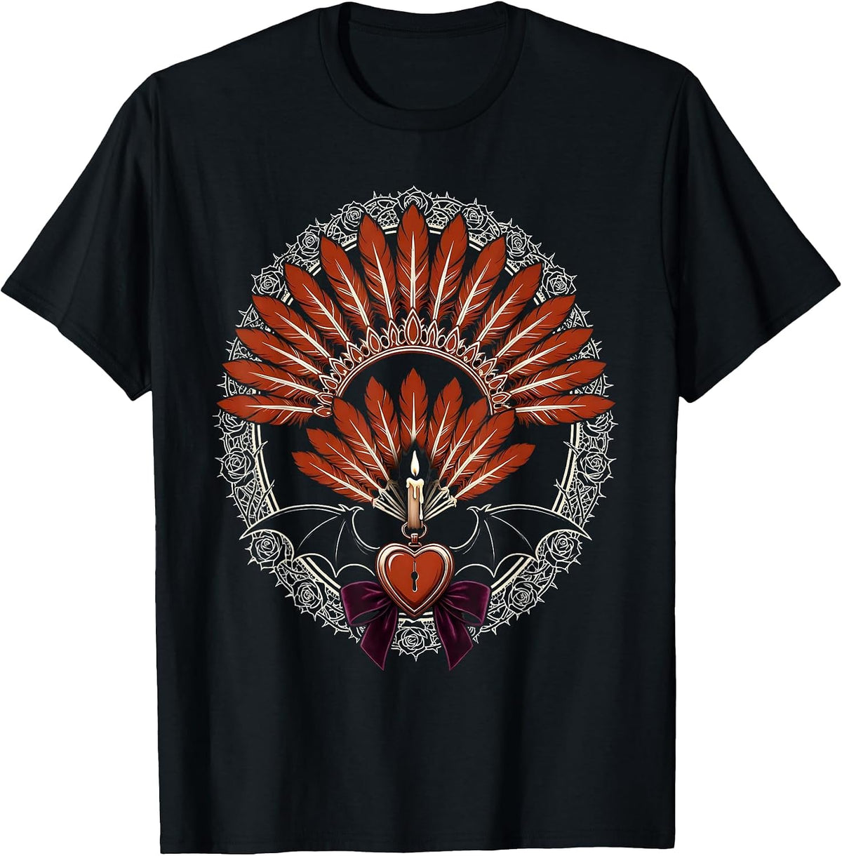 Men's Showgirl Shadow Stage Silhouette Graphic T-Shirt - Black