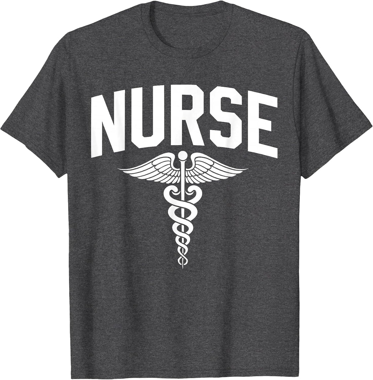 RN Nurse Registered Nurse T-Shirt - Dark Heather Grey