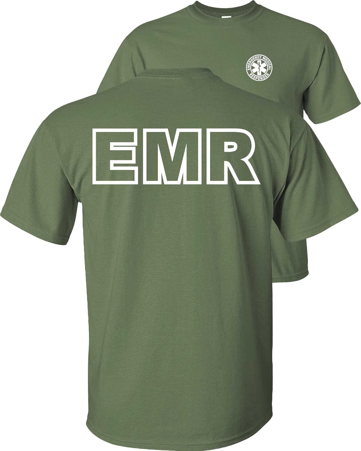 FAIR GAME EMR T-Shirt Emergency Medical Responders - Military Green