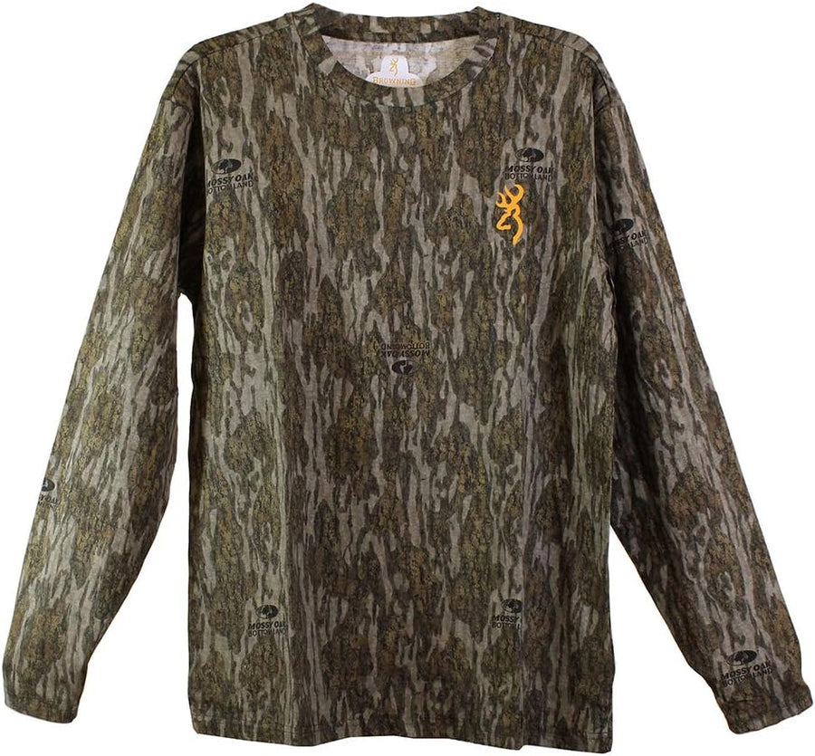 Browning Men's Crewneck - XX-Large Mossy Oak Original Bottomlands