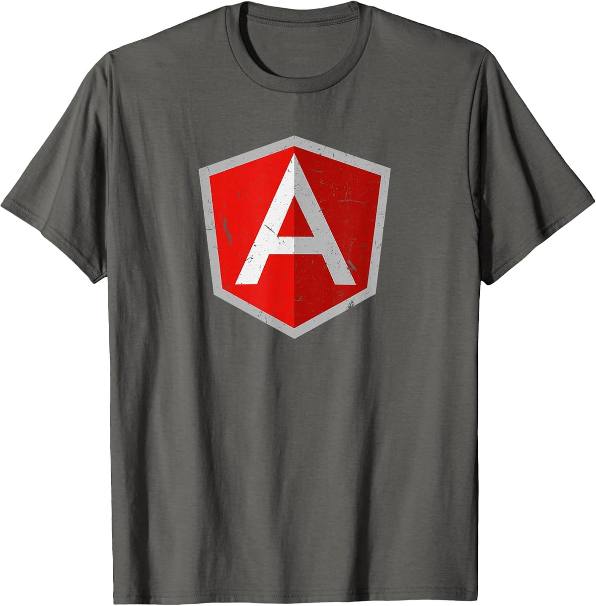 Vintage Javascript Frontend Reactjs Angularjs Vuejs T-Shirt - Asphalt Grey