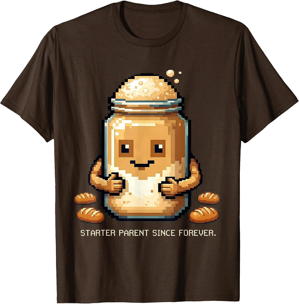 Men's Starter Parent Since Forever Sourdough Era T-Shirt - Brown