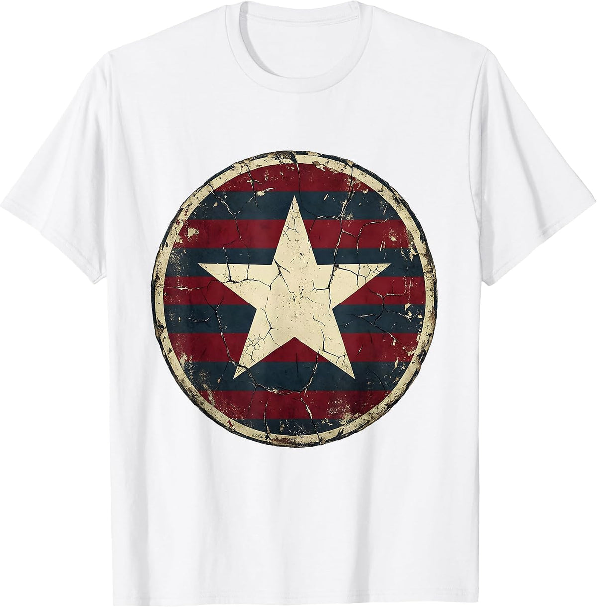 Men's Lone Rider Red Sunset Horseback Freedom Design T-Shirt - White