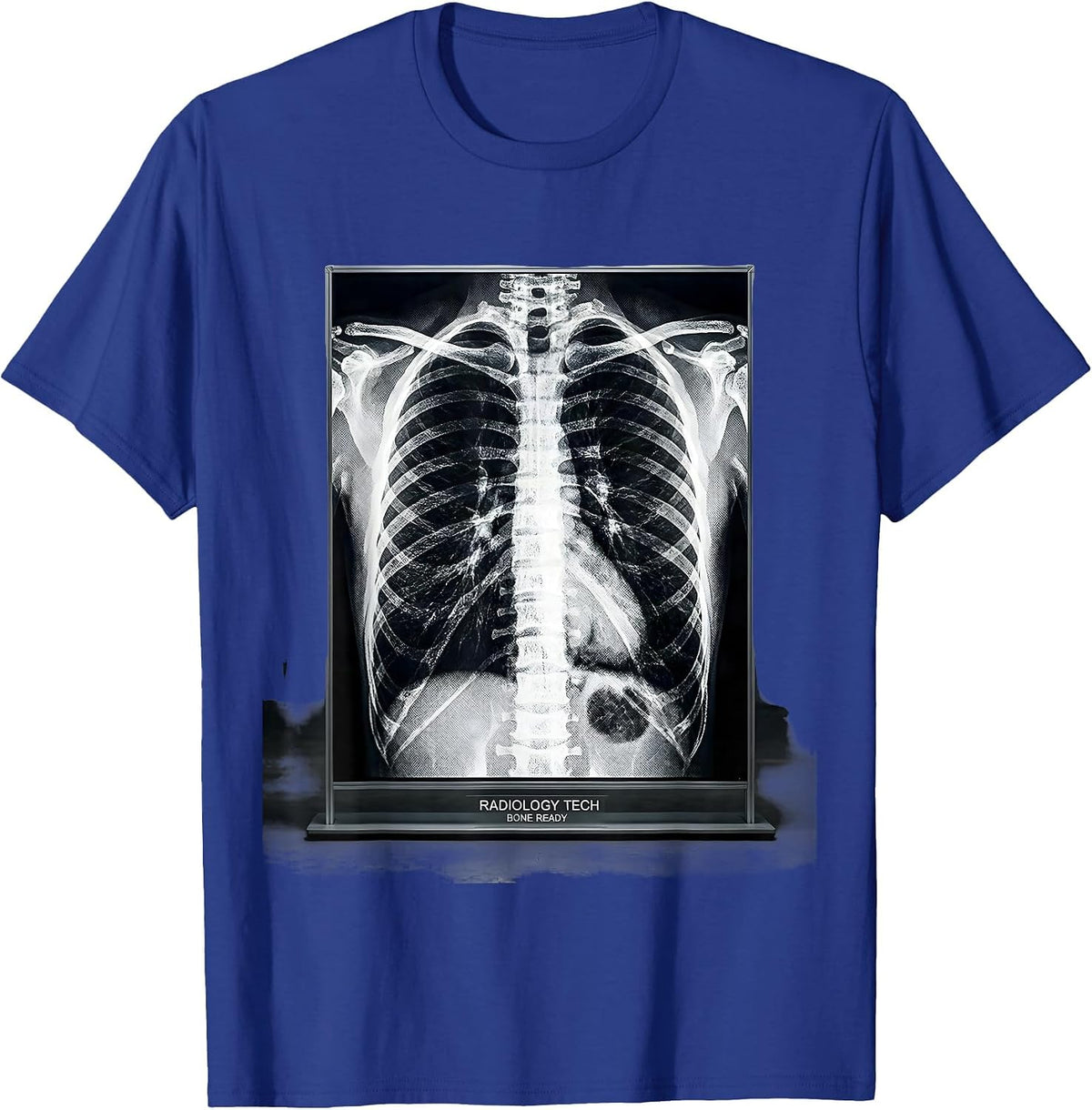 Men's Radiology Tech Bone Ready Funny Radiologic Technologist T-Shirt - Royal Blue