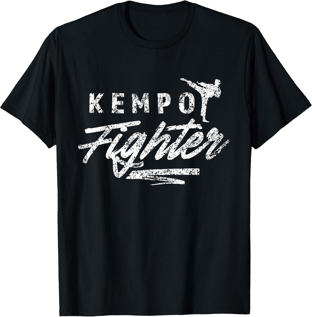 Kempo Fighter Karate Shaolin Kenpo Martial Arts T-Shirt - Black