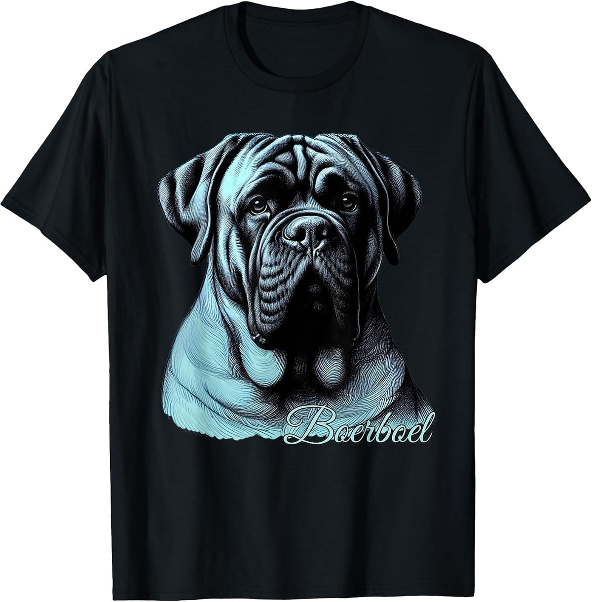 Boerboel Large Mastiff Dog Breed Owners Boerboel Dog Lovers T-Shirt - Black