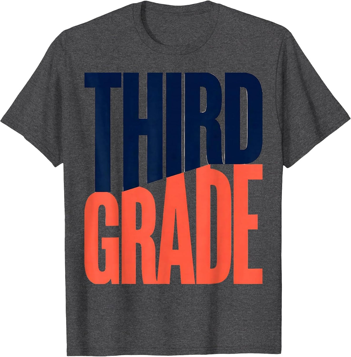 Men's Third Grade Cute Preppy Back To School Girl Teacher T-Shirt - Dark Heather Grey
