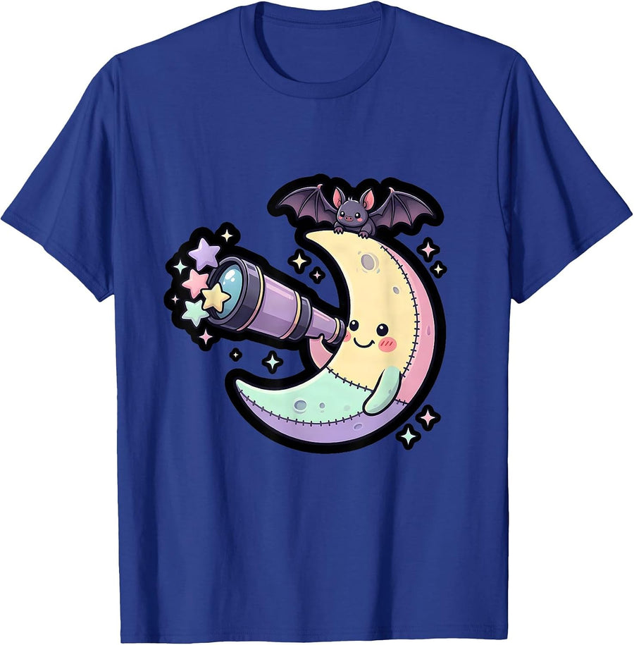 Favorite Daughter Stargazing Telescope Design T-Shirt - Royal Blue