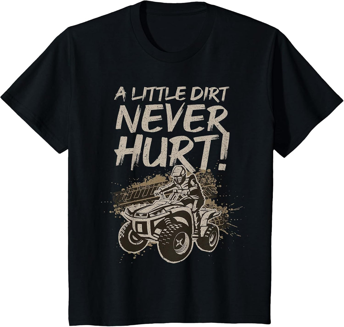 Cool ATV for Men Women Off Road 4 Wheeler Bike Quad Racing T-Shirt - Black