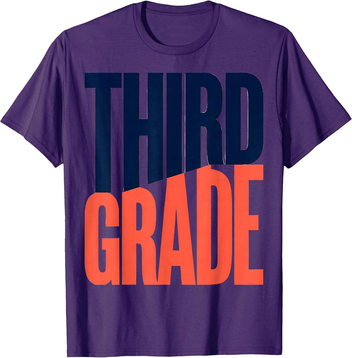 Men's Third Grade Cute Preppy Back To School Girl Teacher T-Shirt - Purple