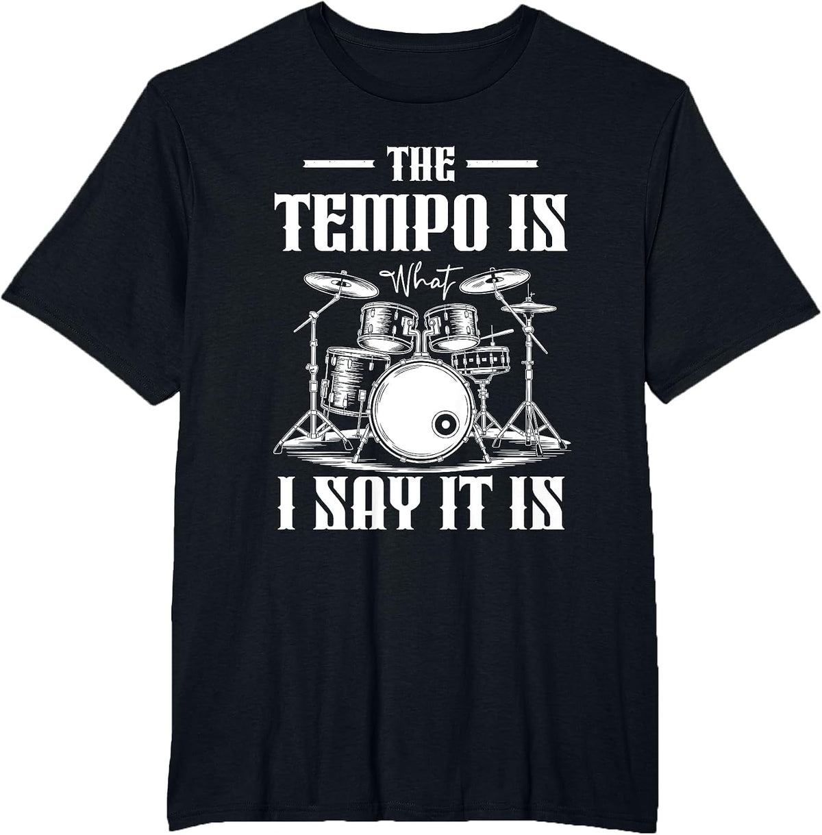 Music Instrument T-Shirt - Black