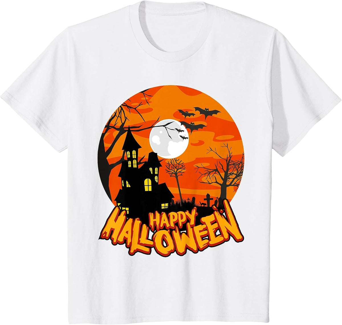Happy Halloween Apparel - Halloween T-Shirt - White