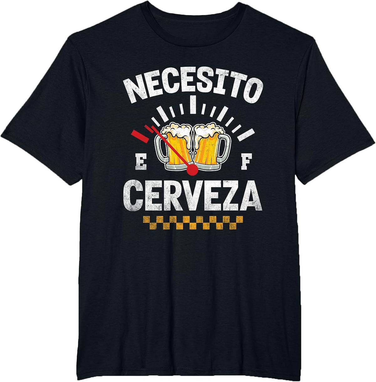 Necesito Cerveza Funny Beer Drinking Lovers Beers Men Women T-Shirt - Black